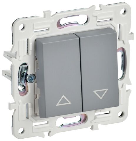 SKANDY Выключ. жалюзи 10А SK-V12Gr сер. IEK