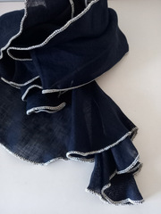 Палантин льняной 