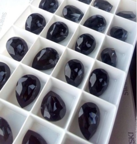 Капли 18*13 мм Графит / Graphite