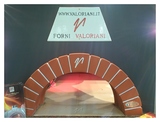 Печь для пиццы дровяная Valoriani Vesuvio 160 OT с подом 180х180
