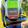 Ранцевая аккумуляторная воздуходувка  Greenworks Арт. 2408307, 82V, бесщеточная, без АКБ и ЗУ — фото 7