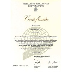 Мяч AMAYA 18,5 см однотонный красный для художественной гимнастики