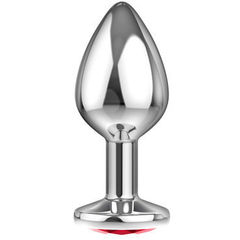 Анальная пробка Lola Toys Diamond Sparkle Small, серебро