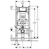 Geberit Duofix Sigma 111.362.00.5 Инсталляция для унитаза