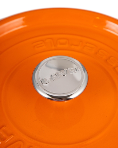 Кастрюля с крышкой 3.5л LAVA оранжевая