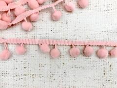 Тесьма/бахрома с помпонами, ш. 2,5 см