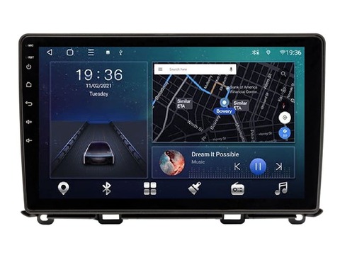 Магнитола для Honda Fit (2019+) Android 10 3/32GB QLED DSP 4G модель HO-099TS18 Тип 2