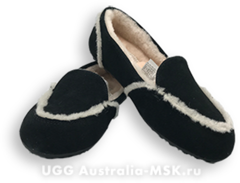 UGG Women Loafed Slippers Hailey Black