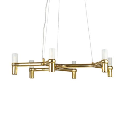 Люстра Crown Plana Minor 6 Gold D80