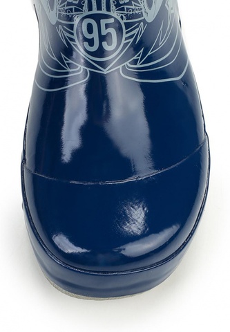 Резиновые сапоги Тачки (Cars) на шнурках для мальчиков, цвет синий. Изображение 5 из 7.