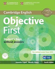 Objective First Student's Book without Answers with CD-ROM (Rev Exam 2015)