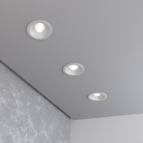 Встраиваемый светодиодный светильник 15266/LED 7W 4200K WH белый