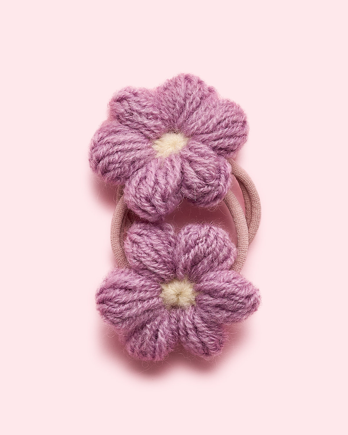 Вязаный бантик FLOWER (2 шт.)
