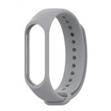 Силиконовый ремешок Silicon Loop для Xiaomi Mi Band 3, 4 (Серый)