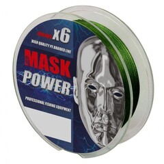 Купить шнур плетеный Akkoi Mask Pover X6 0,14мм 150м Dark Green MP6DG/150-0,14