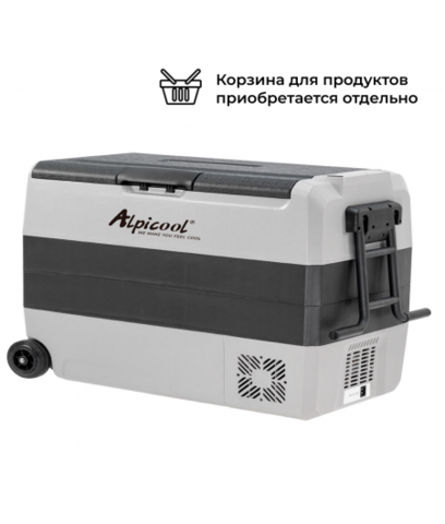 Компрессорный автохолодильник Alpicool ET60 (Двухкамерный, 12V/24V , 220V опционально, 60л)