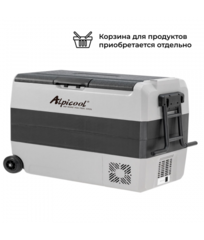 Компрессорный автохолодильник Alpicool ET60 (Двухкамерный, 12V/24V , 220V опционально, 60л)