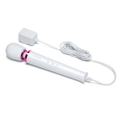 Белый проводной вибратор Le Wand Petite Vibrating Massager - 25 см. - 