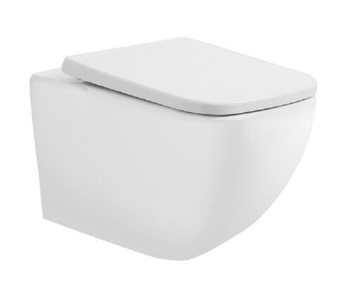 Art&Max Унитаз подвесной безободковый AM010CHR