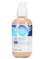 FarmStay Крем тональный коллагеновый 21тон - Collagen water full moist luminous foundation, 100мл