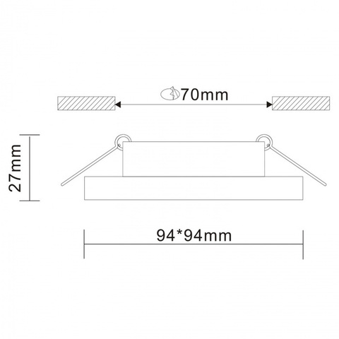 Встраиваемый светильник ST Luce GERA ST205.518.01