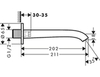 Hansgrohe Vivenis 75410670 Излив на ванну (черный матовый)