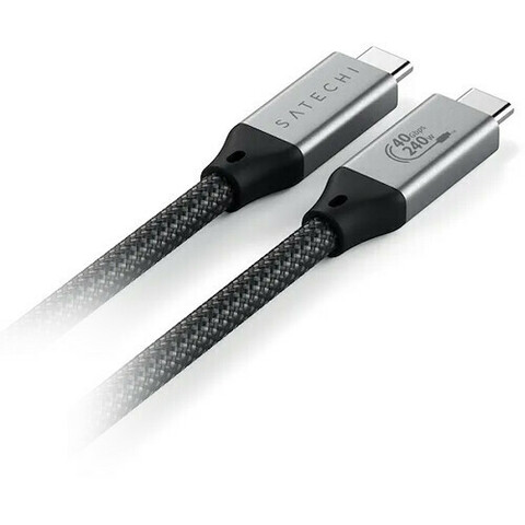 Кабель Satechi USB4 Pro Cable 1.2м, Space Gray