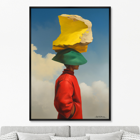 ArtNoMore - Репродукция картины на холсте Vibe collection, Homo novus, No 3, 2024г.