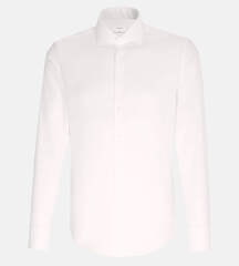 Сорочка мужская Seidensticker Slim Fit 01.693677-01 белая из оксфорда