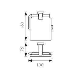 Держатель для туалетной бумаги KAISER Canon BR KH-4300 схема