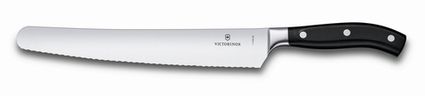 Нож кухонный Victorinox Grand Maitre кованый универсальный для хлеба, 260 mm (7.7433.26G)