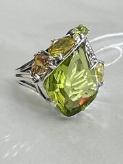 Оригами (кольцо из серебра)