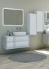 Cezares 50214 Раковина из искусственного мрамора, чаша справа 50214 Bianco opaco, 106x46x1,6