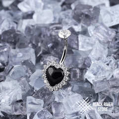 Банан Jasmine Heart Black Onyx & Crystal