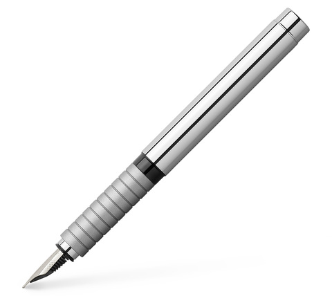 Перьевая ручка Faber-Castell Basic Metal Shiny перо EF