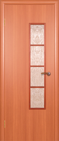 Дверь ДО 512 (итальянский орех, остекленная ламинированная), фабрика Краснодеревщик