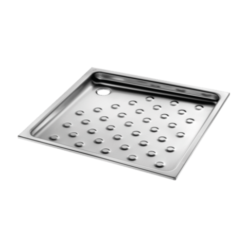 Delabie 150100 Душевой поддон 700x700 , глубина 60 мм, мат.нерж.сталь 304