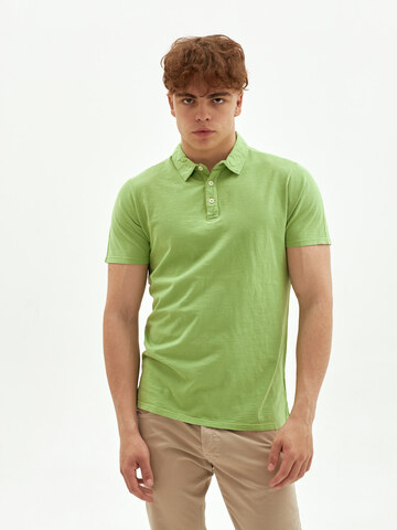 Поло однотонное Bowery NYC Slub Kiwi