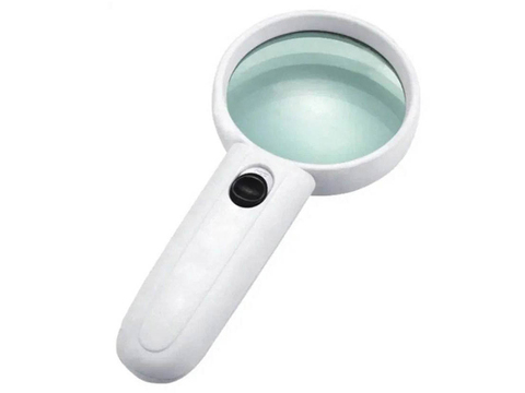 Лупа ручная с подсветкой 90мм (2LED) YT-88012 Magnifier