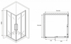 Abber Schwarzer Diamant AG02080BH Душевой уголок, 80x80x195, цвет: чёрный