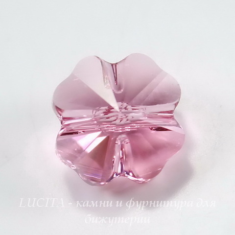 5752 Бусина - Клевер Сваровски Light Rose 12 мм
