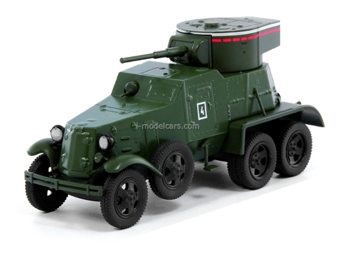 BA-6 Military Armored Car USSR 1:43 DeAgostini Service Vehicle #67
