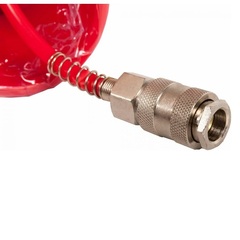 Шланг пневматический QUATTRO ELEMENTI 10 метров, спиральный, разъем EURO (770-940)