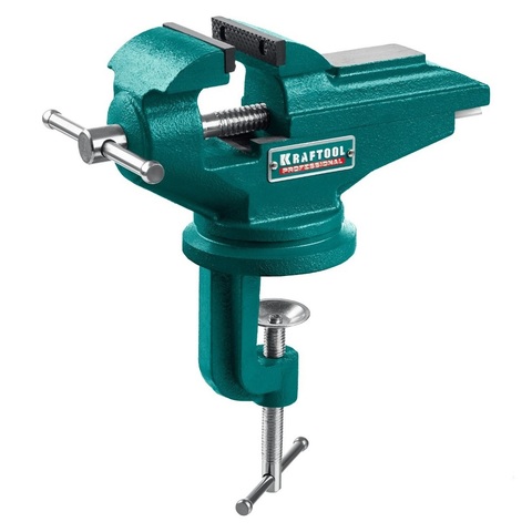 KRAFTOOL Mini, 65 мм, прецизионные тиски на струбцине (32713-75)