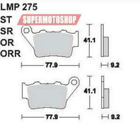 Тормозные колодки премиум класса AP RACING (BREMBO) AP-LMP275 ORR