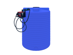 Стационарная Мини АЗС PT-V8000 Политим 60 л/мин 8000 л. 220В (2080x2080x2670см;синий) - арт.560838