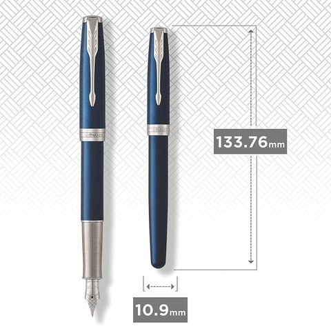 Ручка перьевая Parker Sonnet Core, LaqBlue CT, F (1931533)