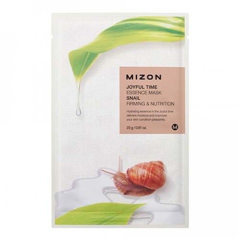 Mizon Joyful Time Essence Mask Snail - Тканевая маска для лица с экстрактом улиточного муцина