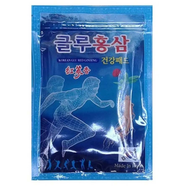 Пластыри с глюкозамином и красным женьшенем Korean Glu Red Ginseng ...