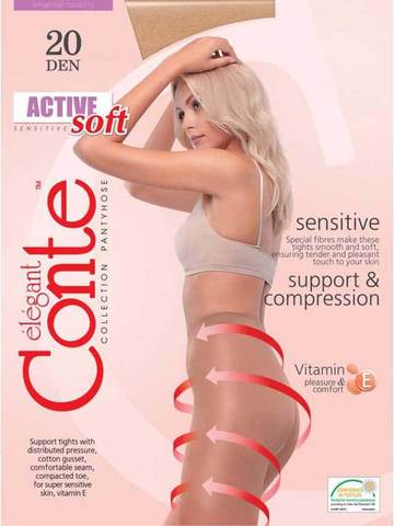 Женские колготки Active Soft 20 Conte